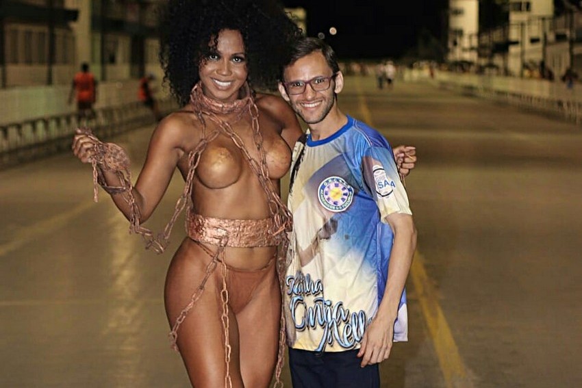 Maquiador Anderson Natio estreia no Carnaval de São Paulo