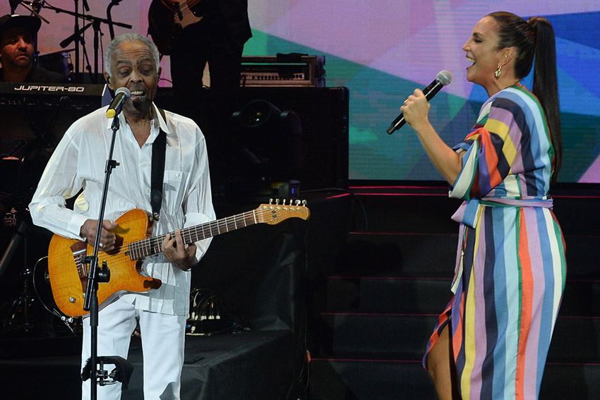 Ivete Sangalo e Gilberto Gil em show inédito no Allianz Parque Hall