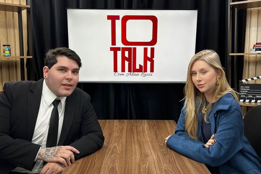 Alan Lucci estreia nova temporada do To Talk com Cela Lopes