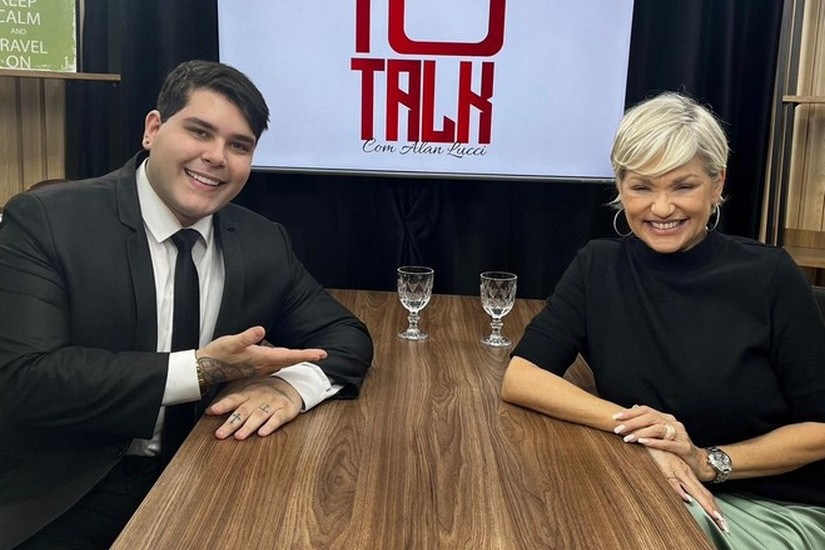 Alan Lucci estreia nova temporada do To Talk com Cela Lopes