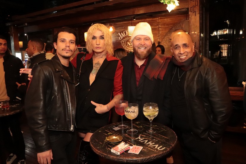 Bruno Bueno, Serginho Orgastic, Luiz Alberto e Fe Martyn