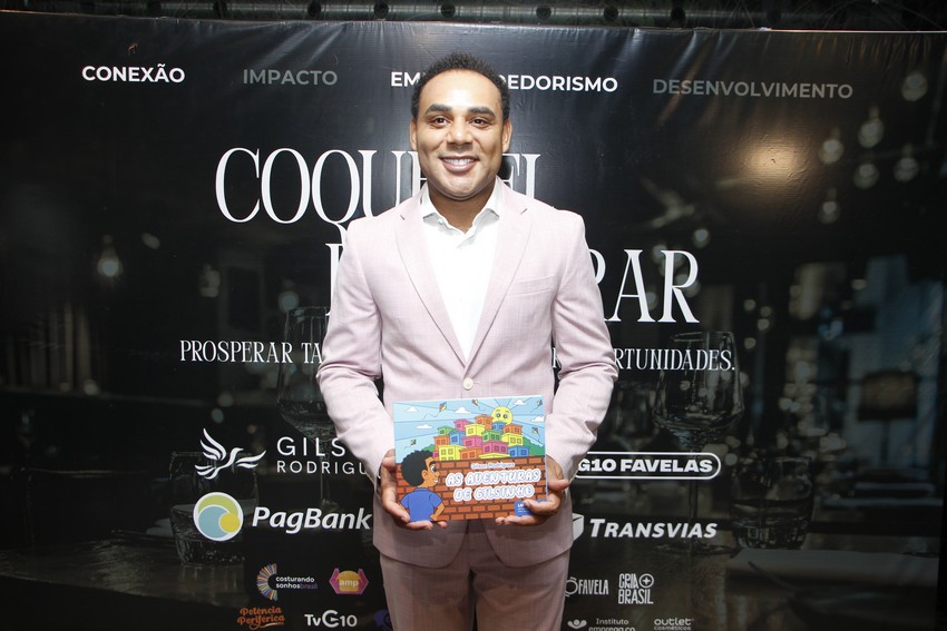 Gilson Rodrigues lança o livro infantil ‘As aventuras de Gilsinho’ em noite prestigiada no Rosewood São Paulo