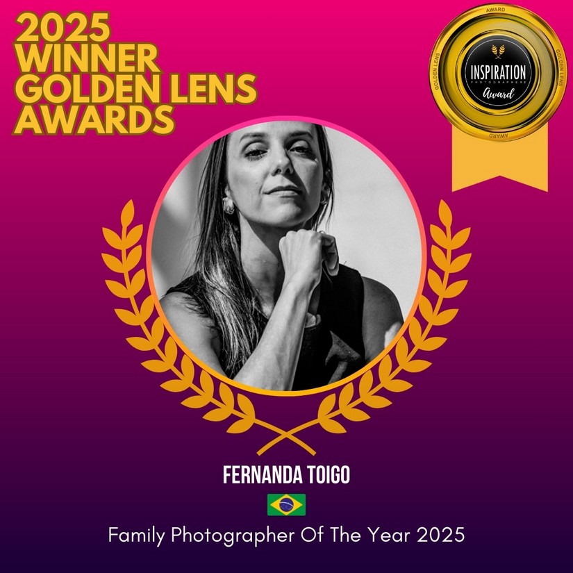 Golden Lens 2025: Fernanda Toigo leva o prêmio máximo em ‘Fotografia de Família’