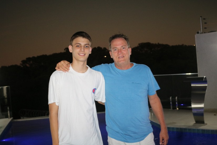 João Sartório como pai Betinho