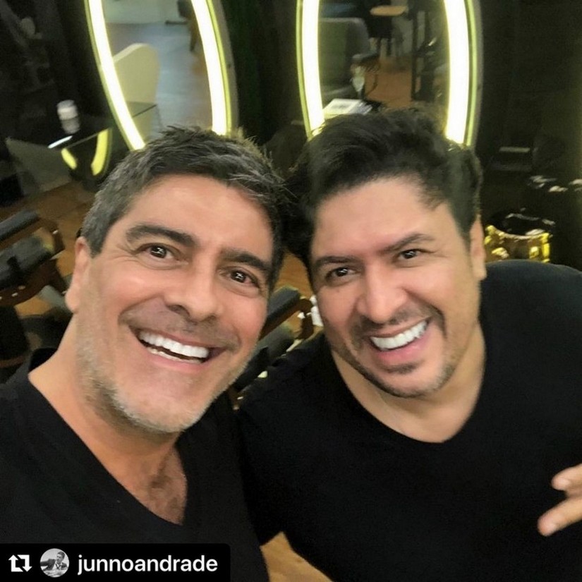 Junno Andrade com Luciano Alves