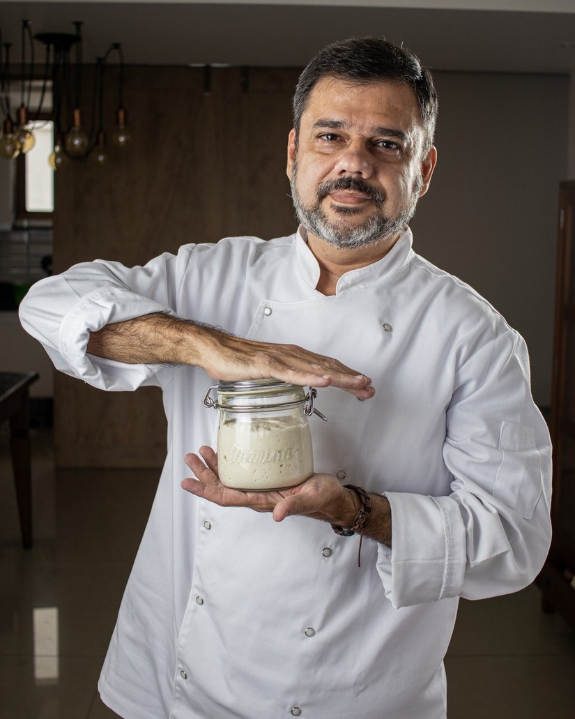 Marcelo Horta, Chef e mestre padeiro, fabrica os melhores pães artesanais com fermentação natural do Rio