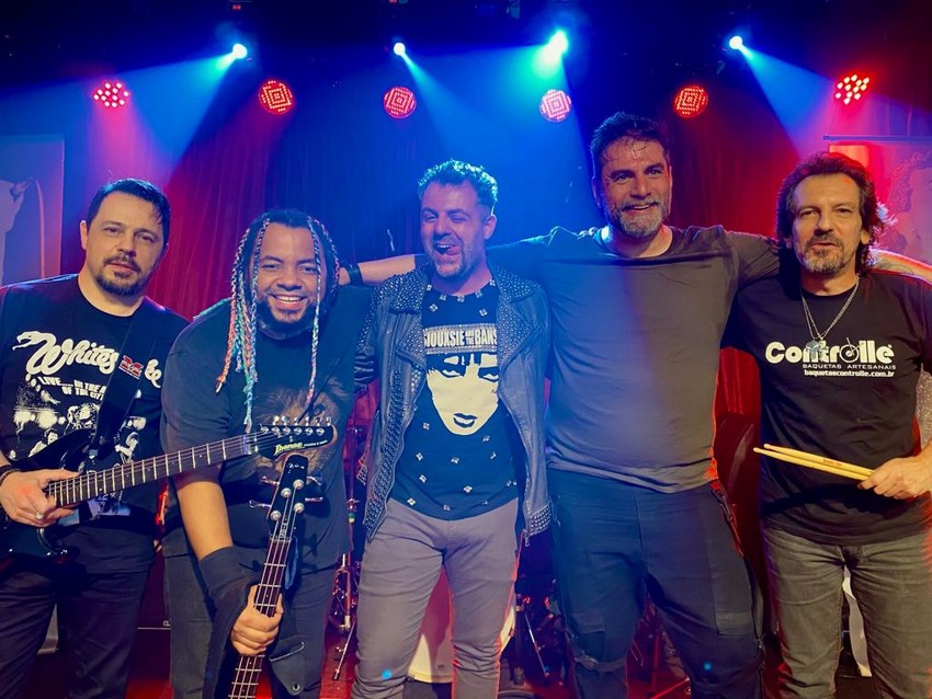Marquês, Fares Jr., Daniel Kid, Fernando Oliveira e Delcio Oliveira Jr. se apresentam no Bar Brahma