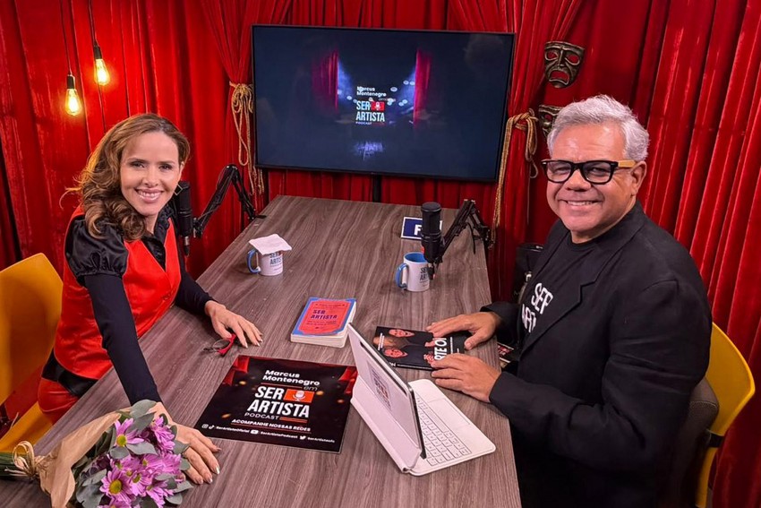 Podcast ‘Marcus Montenegro em Ser Artista’ chega ao seu 100º episódio com a atriz e diretora Leona Cavalli