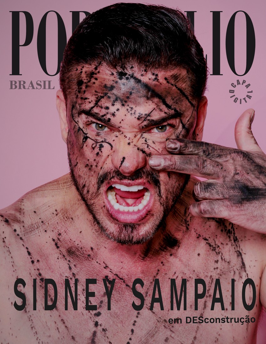 Sidney Sampaio em capa especial do projeto DESconstrução