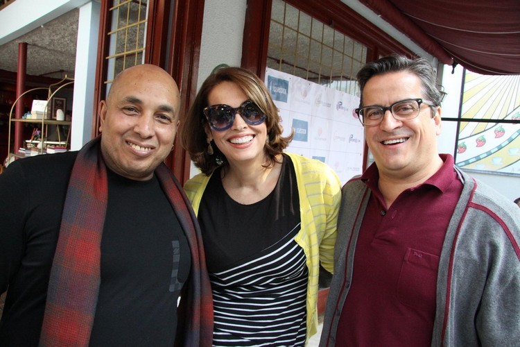 Luiz Alberto com Suzy Rego e Fernando Vieira