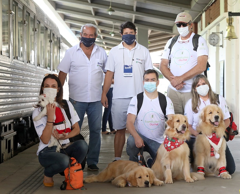 Viagem com pets: animais de estimação ganham vagão de luxo em trem turístico de São Paulo